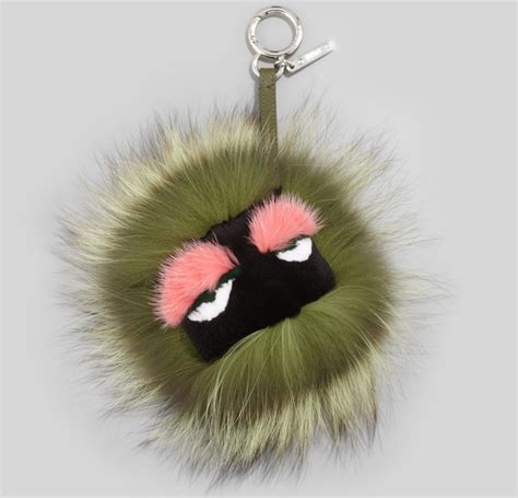 fendi fur monster bag charm|Fendi fur monster bag.